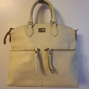 Dooney & Bourke Bone Pocket Satchel